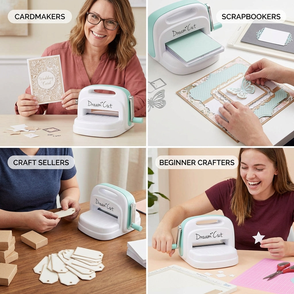 Itsy Bitsy Dream Cut Machine One Piece | 14.8cm Edge-to-Edge Cutting | Cardmaking, Scrapbooking, Home Decor, DIY Crafts