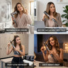 OSOJI 2-in-1 Hair Styler with 9 Hot & Cool Nozzles and Air Directionator, Straightener and Dryer for All Hair Types, with Travel Case| Hair Dryer