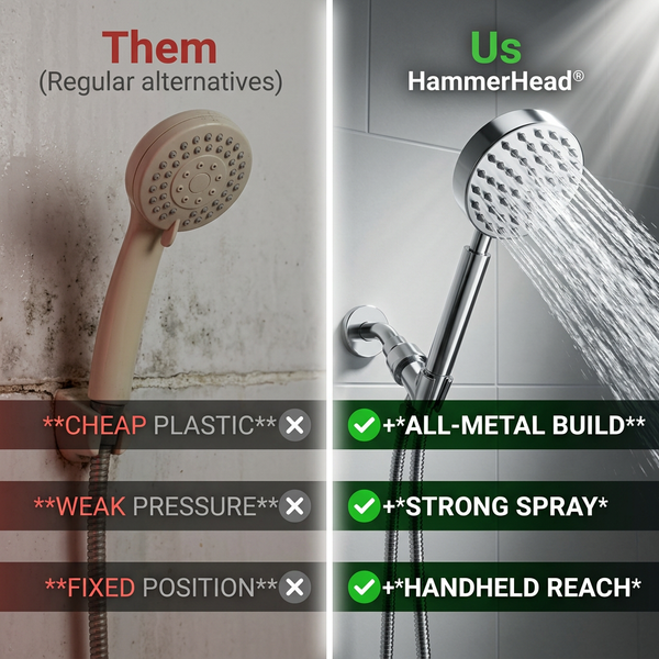 Why The 1-Spray Handheld Shower Head Set Is Superior To Alternatives