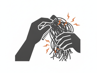 Dry, Brittle Hair That Snaps Easily
